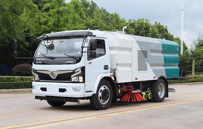 國六-東風福瑞卡4+4方洗掃車