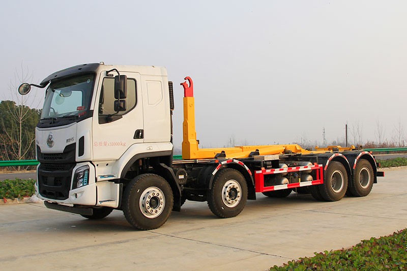 柳汽8x4車(chē)廂可卸式垃圾車(chē)25噸
