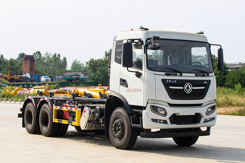 東風天錦后雙橋勾臂垃圾車 20方