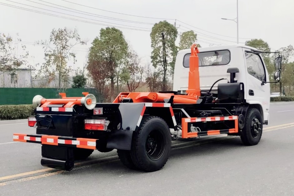 南駿藍牌(地庫)勾臂垃圾車 7方建筑垃圾箱 