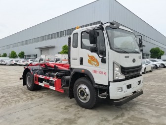 重汽豪曼黃牌16噸勾臂垃圾車